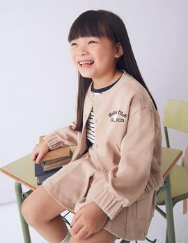 Cazadora Mayoral Bomber Avellana Para Niña