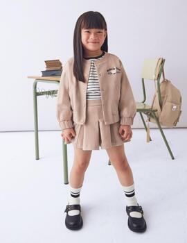 Cazadora Mayoral Bomber Avellana Para Niña