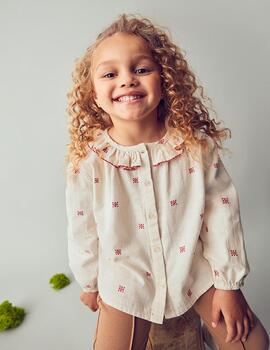 Camisa Mayoral Estampada Crudo Para