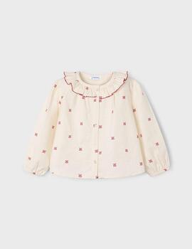Camisa Mayoral Estampada Crudo Para