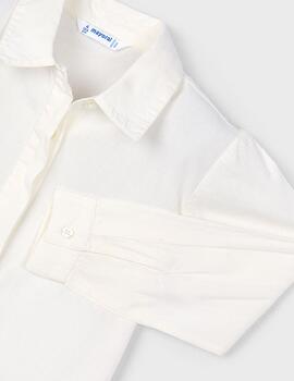Conjunto Mayoral Top Camisa Arena Para Niña