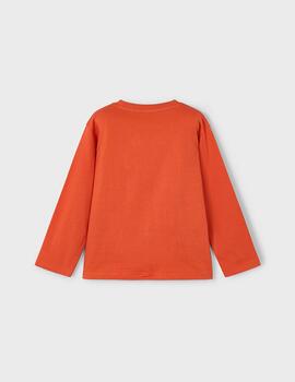 Camiseta Mayoral Naranja Para Niño