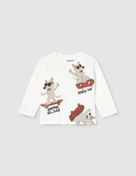Camiseta Mayoral Perrito Nata Para Niño