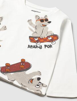 Camiseta Mayoral Perrito Nata Para Niño