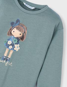 Camiseta Mayora Niña Salvia Para  Niña