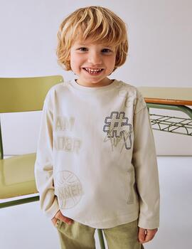 Camiseta Mayoral Cereal Para Niño