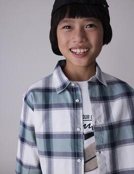 Camisa Mayoral Cuadros Pino Para Niño