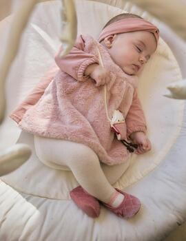 Vestido Mayoral Combinado Pelo Mellow Para Bebè