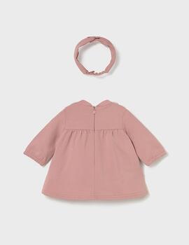 Vestido Mayoral Combinado Pelo Mellow Para Bebè