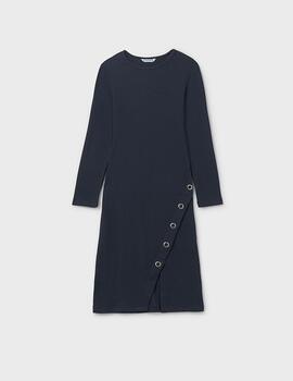 Vestido Mayoral Canale Petroleo Para Niña