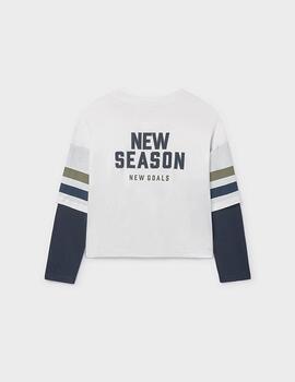 Camiseta Mayoral New Crudo Para Niño