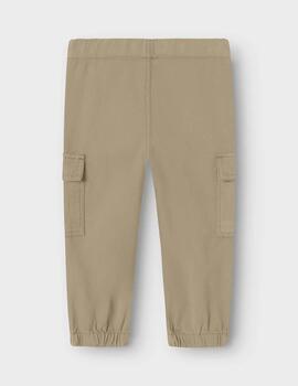Pantalon Name It Cargo Beige Para Niño