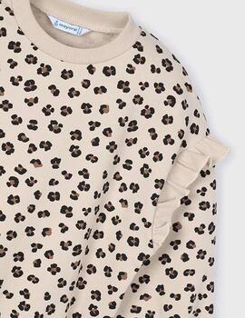 Pullover Mayoral Estampado Crudo Para Niña