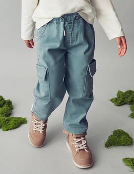 Panatalon Mayoral Cargo Salvia Para Niño