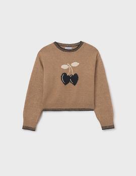 Jersey Mayoral Cereza Camel Para Niña