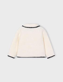 Chaqueta Mayoral Tricot Bucles Almendra Para Niña