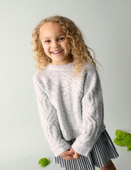Jersey Mayoral Lentejuelas Plata Para Niña