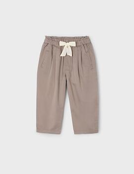 Pantalon Mayoral Fluido Paperbag Topo Para Niña