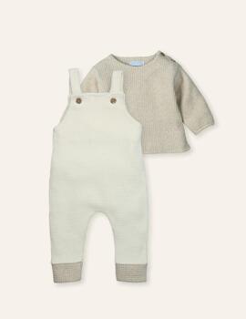 Conjunto Mac Waffle Beige Para Bebe
