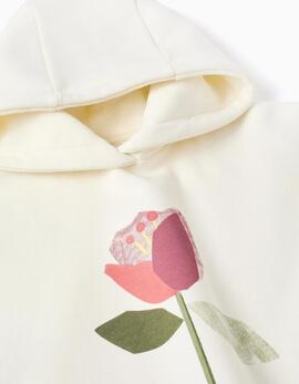 Sudadera Zippy Cruda Flor Para NIña