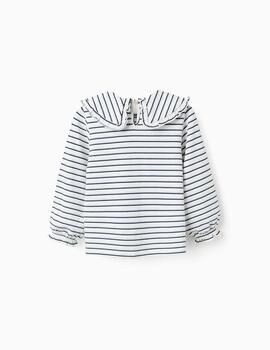 Camiseta Zippy Rayas Azul Para Niña