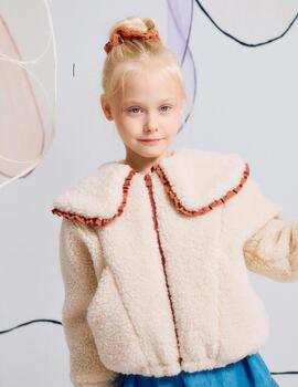 Cazadora Zippy Borreguillo Beige Para Niña