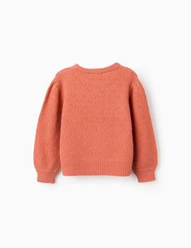 Jersey Zippy Naranja Para Niña
