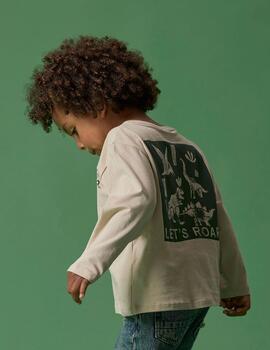 Camiseta Name it Klaus Beige Para Niño