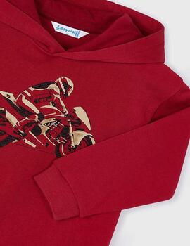 Sudadera Mayoral Moto Rojo Para Niño
