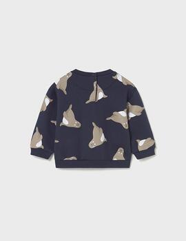 Sudadera Mayoral Focas Marino Para Niño