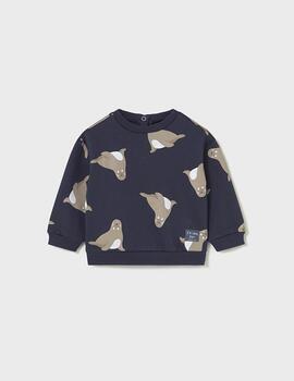 Sudadera Mayoral Focas Marino Para Niño