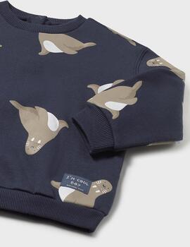 Sudadera Mayoral Focas Marino Para Niño