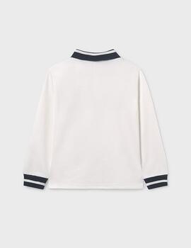 Sudadera Mayoral Nata Cuello Camisa Para Niño