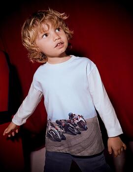 Camiseta Mayoral Moto Crudo Para Niño