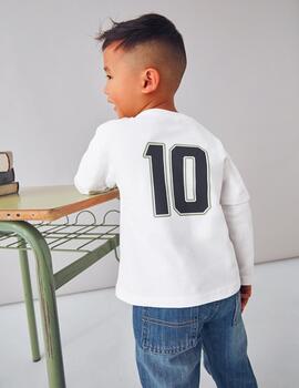 Camiseta Mayoral Tean Crudo Para Niño