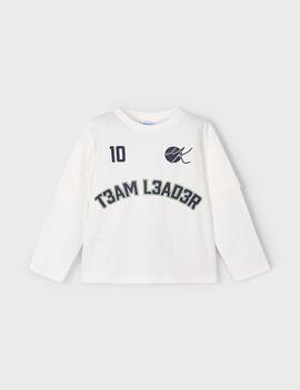 Camiseta Mayoral Tean Crudo Para Niño