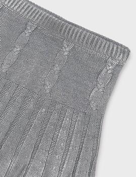 Falda Mayoral Tricot Plata Vig Para Niña