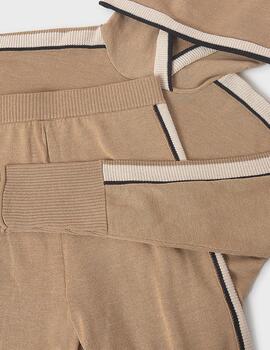Conj.Mayoral Tricot Camel Para Niña