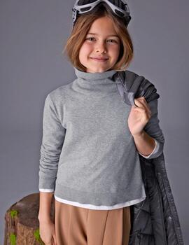Jersey Mayoral Gris Para Niña