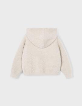 Chaqueta Mayoral Pelo Punto Almendra Para Niña
