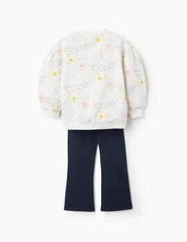 Chandal Zippy Estampado Crudo Para Niña