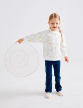 Chandal Zippy Estampado Crudo Para Niña