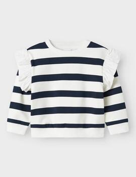 Sudadera Name it Fleila Azul Para Niña