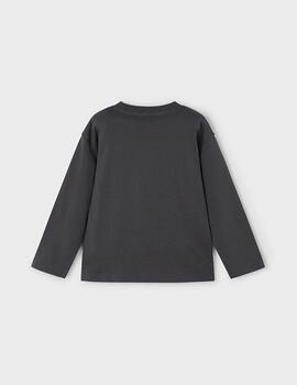 Camiseta Mayoral Dino Gris Para Niño