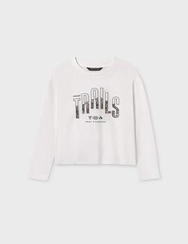Camiseta M/L Trails Nata De Niño de Mayoral