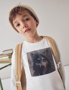 Camiseta Mayoral Lobo Nata Para Niño