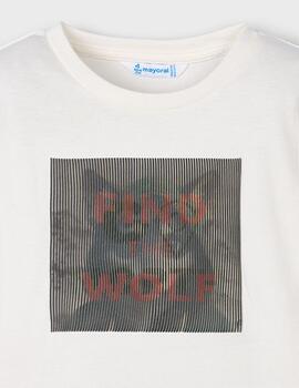 Camiseta Mayoral Lobo Nata Para Niño