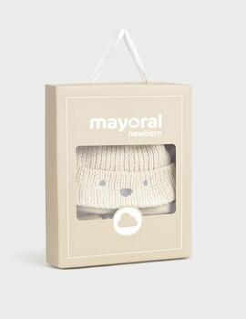 Set Mayoral Gorro Manoplas Ceramica Para Bebé