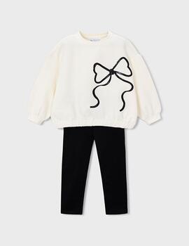 Conjunto Leggins De Niña Negro De Mayoral