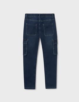 Pantalón Soft Denim Oscuro Jogger De Niño Mayoral